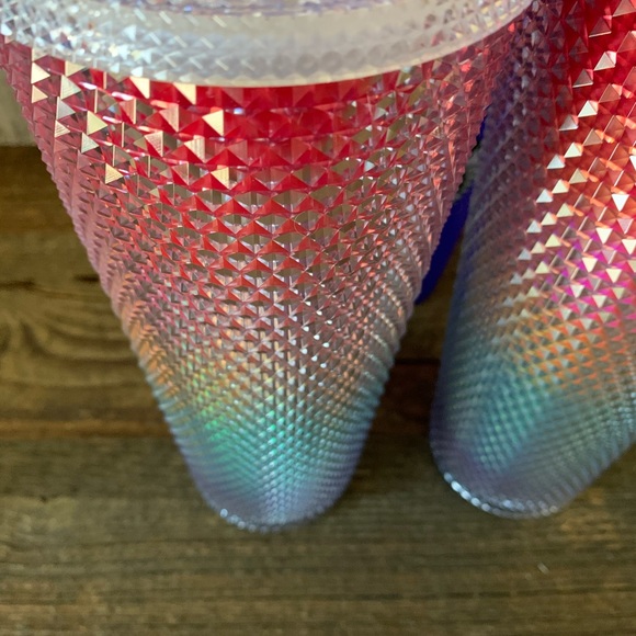 2 Starbucks Studded Rainbow Pride Tumblers - Picture 4 of 4